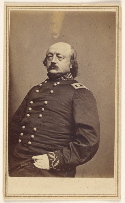 Generał major Benjamin Franklin Butler (1818 - 1893) autorstwa Mathew B. Brady