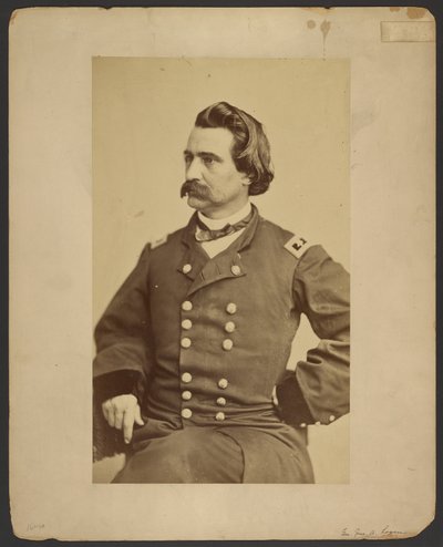 [Portret generała Johna A. Logana] autorstwa Mathew B. Brady