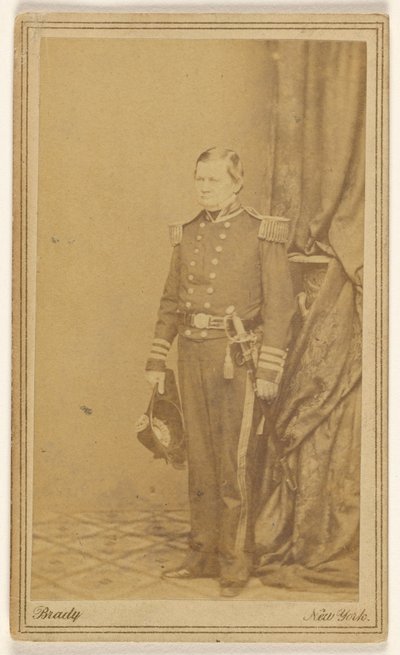 Kontradmirał Jas. Smith, U.S.N., Ch. Bu of Jacks & (nieczytelne), 9 lutego 63. autorstwa Mathew B. Brady