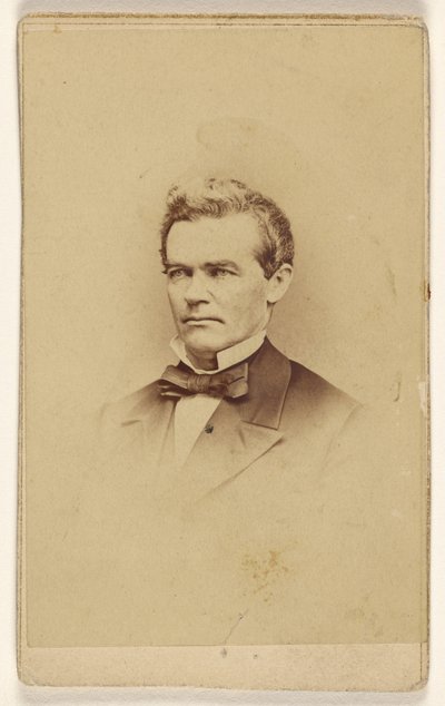 [Nieznany mężczyzna, przedstawiony w stylu winiety] autorstwa Mathew B. Brady