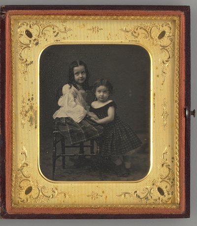 Bez tytułu (Portret dwóch dziewcząt) autorstwa Mathew B. Brady