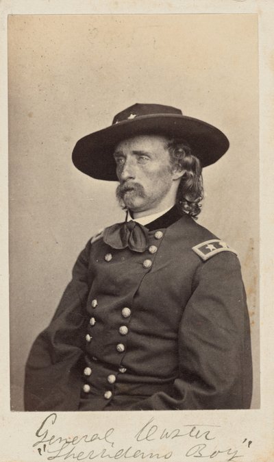 Generał George Armstrong Custer, 1865 (zdjęcie) autorstwa Mathew Brady