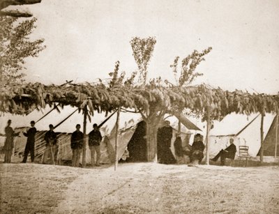 Szpital ogólny, City Point, 1861-65 autorstwa Mathew B. Brady