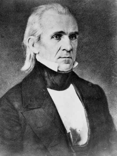 James Polk, 1849 autorstwa Mathew B. Brady