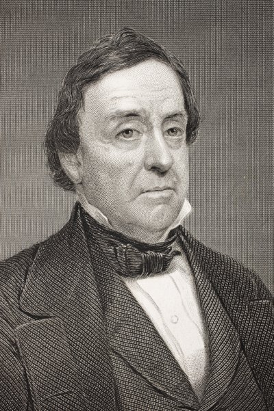Lewis Cass, z „Galerii Portretów Historycznych”, wydana ok. 1880 r. autorstwa Mathew B. Brady