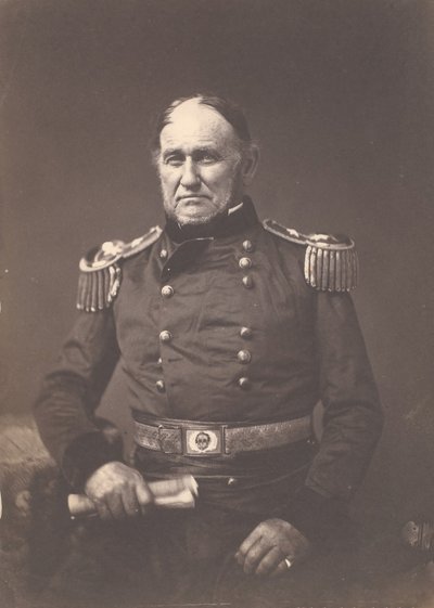 Generał dywizji David E. Twiggs, ca. 1859. autorstwa Mathew Brady