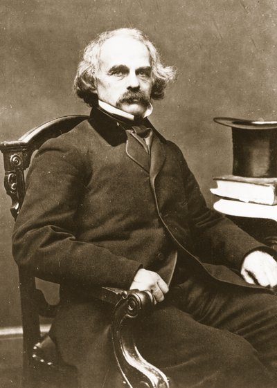 Nathaniel Hawthorne (fotograwiura) autorstwa Mathew B. Brady