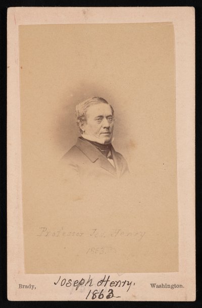 Portret Józefa Henryka 1797-1878, 1863. autorstwa Mathew Brady