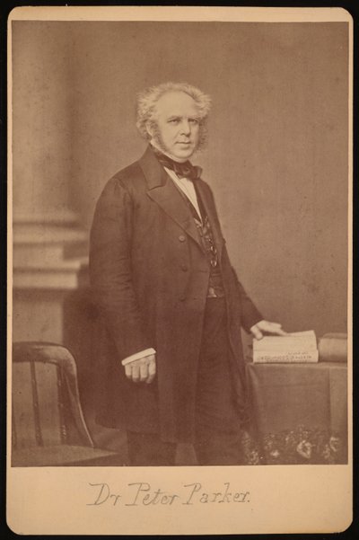 Portret Petera Parkera 1804-1888, przed 1888 r. autorstwa Mathew Brady