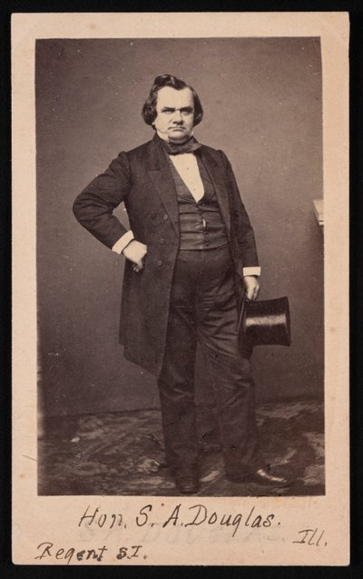Portret Stephena Arnolda Douglasa 1813-1861, przed 1861 rokiem. autorstwa Mathew Brady
