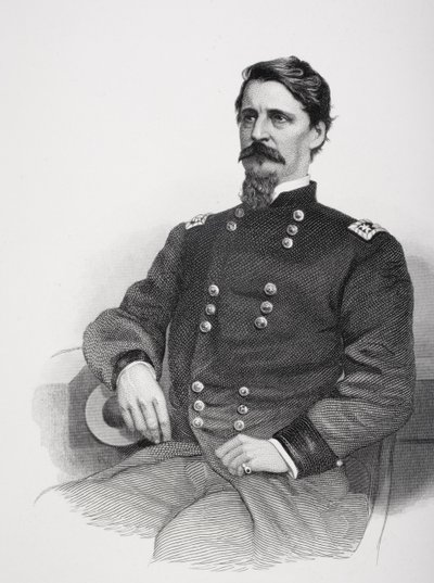 Portret Winfielda Scotta Hancocka (1824-86) autorstwa Mathew B. Brady