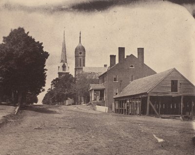 Szpital Drugiego Korpusu, Waszyngton, D.C., ca. 1863. autorstwa Mathew Brady
