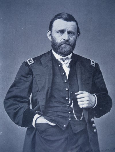 Ulysses Simpson Grant (zdjęcie b/w) autorstwa Mathew Brady