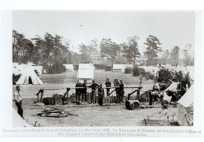 Kwatera Główna Yankee, obóz Whinfield, 3 maja 1862 r. autorstwa Mathew B. Brady