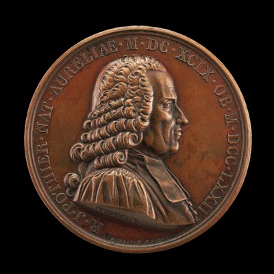 Robert-Joseph Pothier, 1699-1772, prawnik i profesor [awers], 1823. autorstwa Mathias Nicholas Marie Vivier