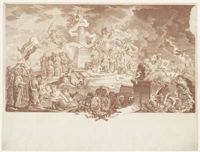 Alegoria o prawdziwym patriotyzmie, 1788 autorstwa Mathias de Sallieth