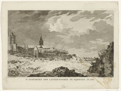 Zawalenie się wieży Lapp w Nijmegen, 1784 Zawalenie się wieży Lapp w Nijmegen. W 1784 (tytuł na obiekcie) autorstwa Mathias de Sallieth