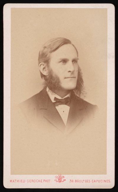 Portret Samuela Hubbarda Scuddera 1837-1911, ok. 1871 r. autorstwa Mathieu Deroche