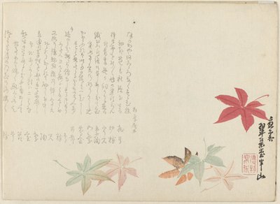 klon japoński autorstwa Matsukawa Hanzan