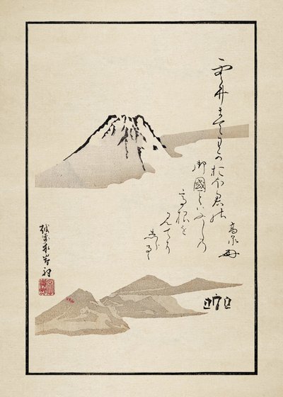 Fuji autorstwa Matsumoto Hoji