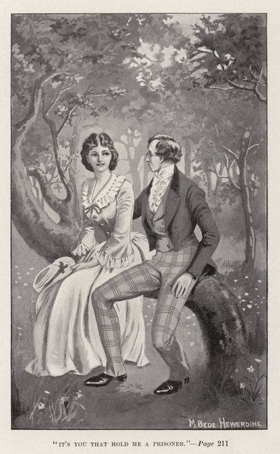 Ilustracja do książki "The Adventures of Mr Verdant Green, An Oxford Freshman" (litografia) autorstwa Matt Bede Hewerdine