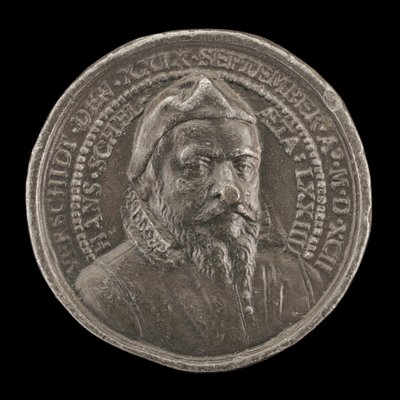 Hans Schel, 1518-1592, Patrycjusz Norymberski [awers], 1592. autorstwa Matthäus Carl