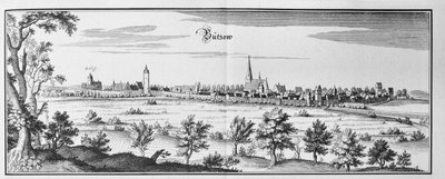 Bützow autorstwa Matthaus Merian