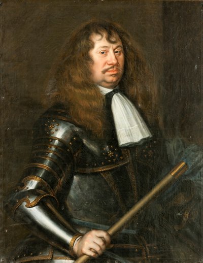 Portret Carla Gustava Wrangela 1613-1676, hrabiego Salmis, 1662. autorstwa Matthaeus Merian the Younger