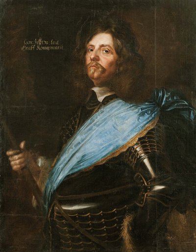 Portret hrabiego Hansa Christoffa von Koenigsmarck 1600-1663, 1651. autorstwa Matthaeus Merian the Younger