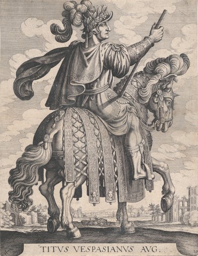 Ilustracja 10: Cesarz Tytus na koniu, z 