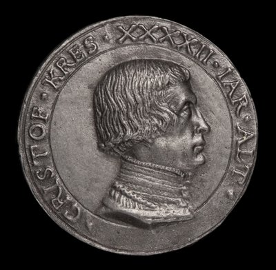 Christoph Kress von Kressenstein, 1484-1535, Patrycjusz i Dyplomata [awers], 1526. autorstwa Matthes Gebel