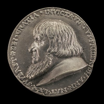 Fryderyk Starszy, 1460-1536, Margrabia brandenburski-Ansbach 1486 [awers], 1528. autorstwa Matthes Gebel