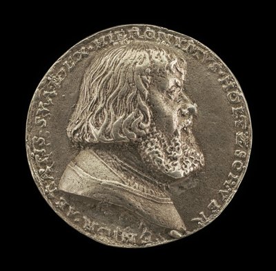 Hieronymus Holzschuher, 1469-1529, Patrycjusz Norymberski [awers], 1529. autorstwa Matthes Gebel