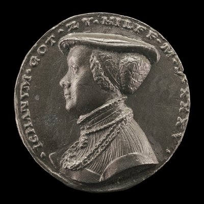 Magdalena Rummel, Żona Lorenza Staibera 1509 [rewers], 1535. autorstwa Matthes Gebel