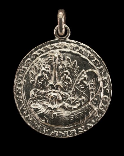 Tarcza, Kirys, Kask i Herb [rewers], 1541. autorstwa Matthes Gebel