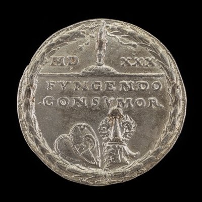 Tarcze i Hełm [rewers], 1529. autorstwa Matthes Gebel