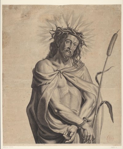 Ecce Homo Seria Ecce Homo, Chrystus Ukrzyżowany, Dziewica Maryja i Jan Ewangelista (tytuł serii) autorstwa Mattheus Borrekens