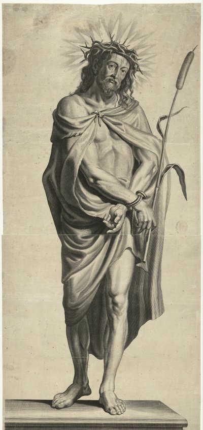 Ecce Homo Seria Ecce Homo, Chrystus Ukrzyżowany, Dziewica Maryja i Jan Ewangelista (tytuł serii) autorstwa Mattheus Borrekens