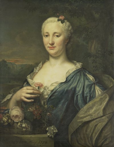 Portret Agnes Margarethy Albinus, żony Coenraada van Heemskercka autorstwa Mattheus Verheyden