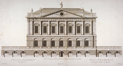 Elewacja Buckingham House, St James
