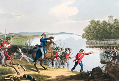 „Bitwa pod Waterloo rozstrzygnięta przez księcia Wellington”, 1815 1816 autorstwa Matthew Dubourg
