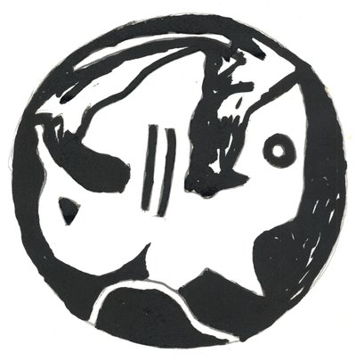 Du Serie Glyphes 1, 2017 (tusz indyjski) autorstwa Matthew Hilton