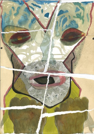 mon beaufre, 2021 (kolaż) autorstwa Matthew Hilton