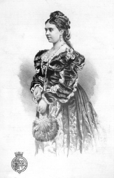 Księżniczka koronna Niemiec, 1877 autorstwa Matthews and Son