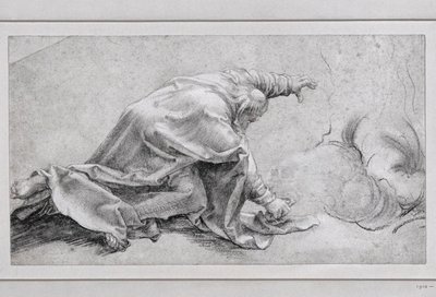 Święty Piotr, Apostoł Przemienienia Pańskiego, widok z boku ... autorstwa Matthias (after) Gruenewald