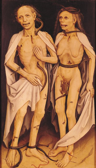 Martwi kochankowie (olej na desce) autorstwa Matthias (c.1480 1528) Grunewald