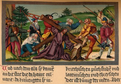„Chrystus w drodze na Kalwarię”, ok. 1530, 1907 r autorstwa Matthias Gerung