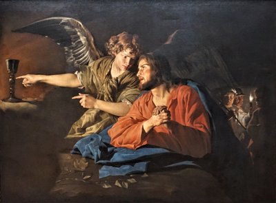 Chrystus na Górze Oliwnej autorstwa Matthias Stom