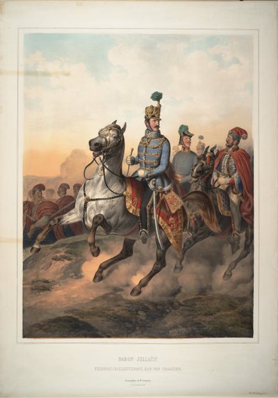 Hrabia Josip Jelacic z Buim, 1849 autorstwa Matthias Trentsensky