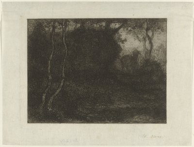 Las z dzieckiem autorstwa Matthijs Maris